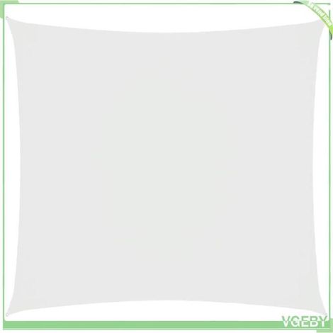 Voile de parasol - FAFEICY - 135253 - Carré 7x7 m - Tissu Oxford enduit PU - Protection anti-UV et étanche (1/4)
