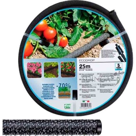 Poröser Auslauf-Gartenschlauch 12,5 mm 25 Meter Effizienter Bewässerungsschlauch Garten und Pflanzen (1/5)