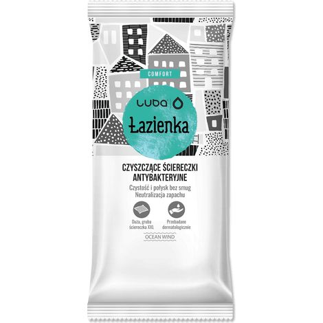 Toallitas antibacterianas para baño Luba, 32 unidades (1/4)