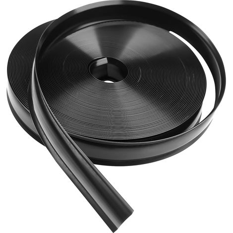 Cache-vis de moulure en vinyle noir de 1 pouce pour VR, bateau, caravane (100 pi) (1/5)