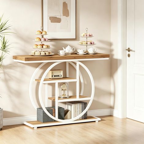 Table console d’entrée chic,table console,table canapé 4 niveaux,table d’entrée,meuble TV