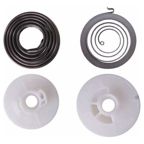 Husqvarna – Roues de démarrage avec ressort 585530301 – Accessoire pour débroussailleuse – Compatible avec modèles 128R 129R – Pour terrains accidentés