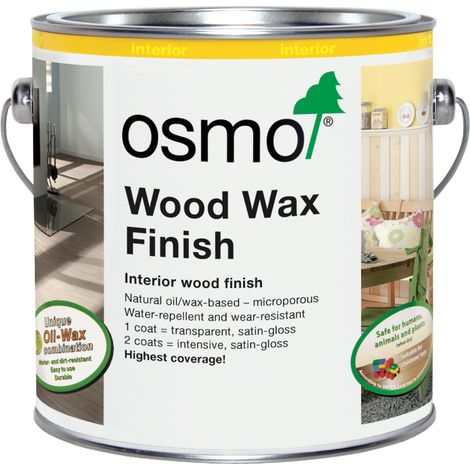 Osmo Wood Wax Finish Satin - Cognac - 750ml (1/2)