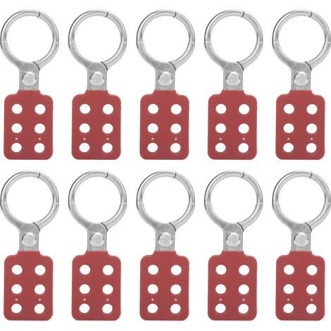 38 mm / 1,5 Zoll Verriegelungsbügel, 10 Stück, 6-Loch-Aluminiumisolierung für explosionsgefährdete und brennbare Bereiche (1/5)