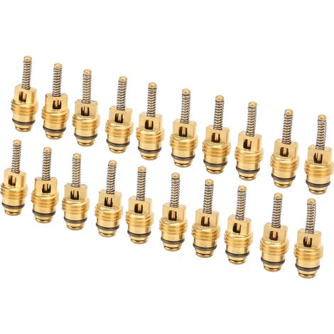 20 pièces noyaux de valve CPVC climatisation auto haute pression alliage d'aluminium cuivre (1/5)