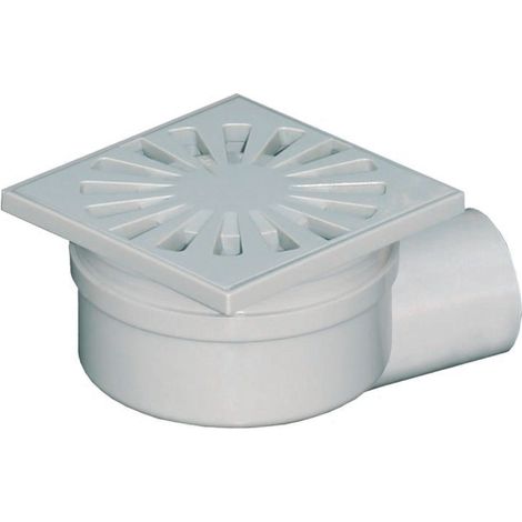 Trous d'homme siphonnés en ABS100x100mm drain latéral