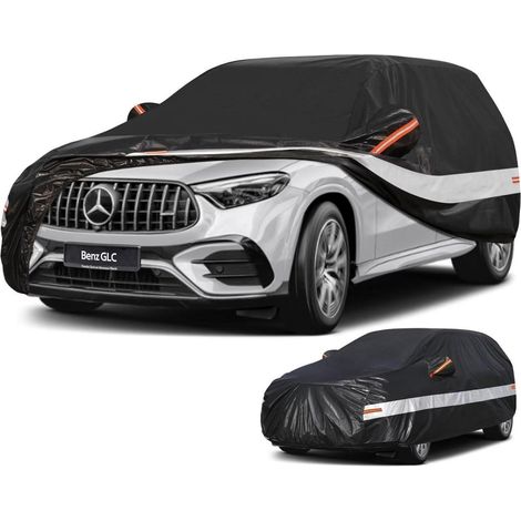 Autoabdeckung SUV 10-lagig 100% Wasserdicht für Mercedes Benz GLC (2015-2025) Schwarz (1/5)