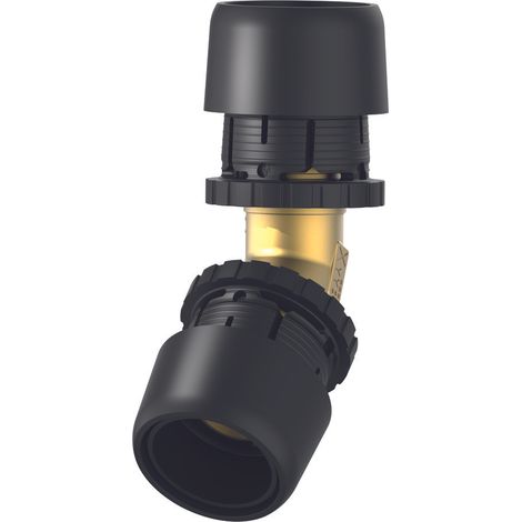 TECElogo Ax raccord coudé, 45°, bronze au silicium, 8802501