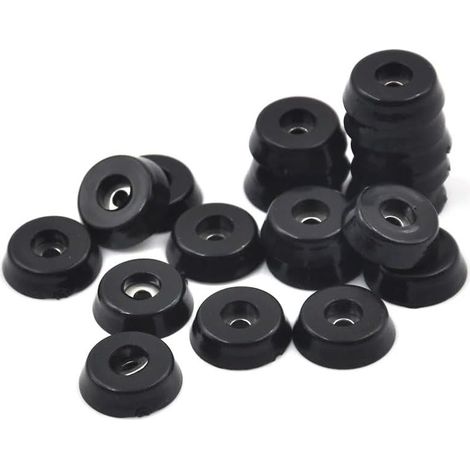 20 embouts de pieds chaise, patins protection en caoutchouc (1/5)