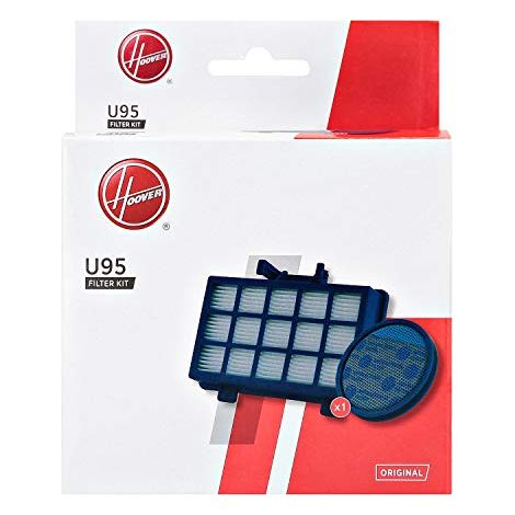 Hoover U95 Kit Filtro Pre Motore e in Uscita, Extra Filtrante, Originale, Compatibile con Aspirapolvere a Traino H-Power 700 (1/4)