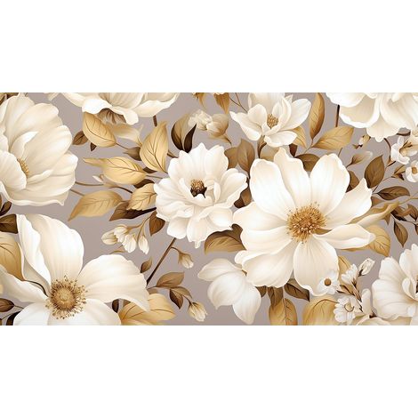 Papier peint panoramique - Fleurs - 130 cm x 73 cm (1/2)