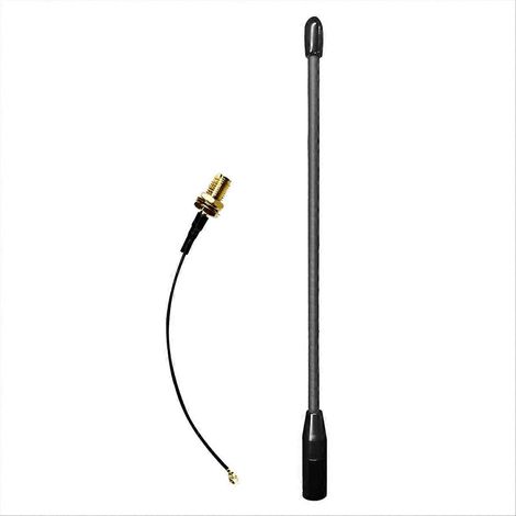 Flexible WLAN-Antenne mit SMA-Stecker, Mission Figure, Datenübertragung, hohe Verstärkung 10 dBi, Halow WLAN-Peitschenantenne mit Adapterkabel A (1/5)