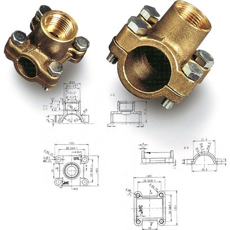 Presa acqua rapida per tubi 3/4" 780100OL3/4