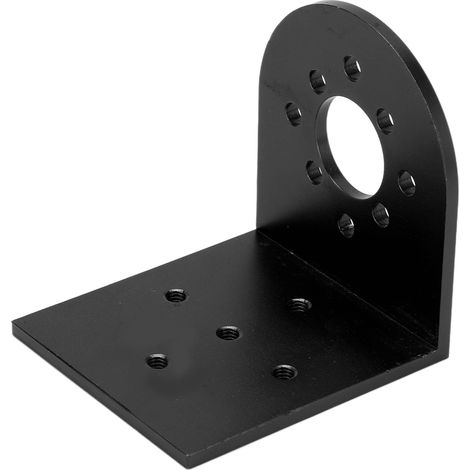 Support de moteur RC en métal en forme de L pour moteurs brushless 4082 et 5055, entraxe 25 mm/30 mm, noir