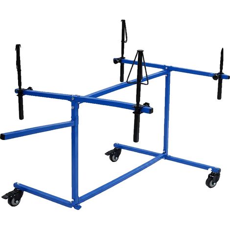 Support de peinture de jante, capacité de 100 kg, rotation conique à 360°, hauteur du cône de 47 cm, acier galvanisé, design portable (1/5)