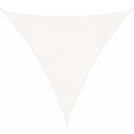 Maison Exclusive - Sonnensegel 160 g/m² Weiß 3x3x3 m HDPE