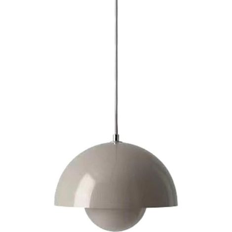 Luminaire Suspendu LED, Insertion En Forme De Boule Encastré Lumière Modernisme Suspension En Métal Lampe Suspendue Pour Salon Chambre Salle À Manger Cuisine Îlot-23cm Blanc (1/4)