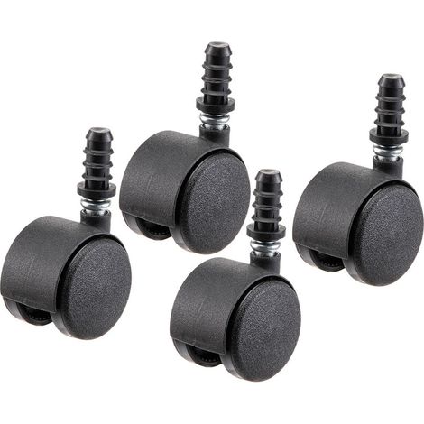 Roues pour Panier de Transport Chats et Petits Chiens Clipper, Set de 4 Roues pivotantes pour Cage de Transport, Caisse de Transport Chien et Chat, Accessoires Boite Transport Animaux (1/5)