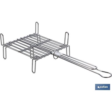 Parrilla Doble INOX 500 x 500mm (1/3)