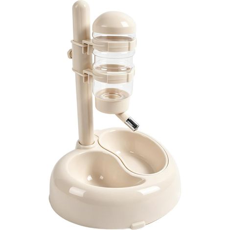 Gamelle Chien gamelle et abreuvoir réglables en hauteur anti-dérapants Gamelle Pour Chat Alimentation Et Eau pour balcon salon jardin cour petites moyennes grandes races animaux (1/5)