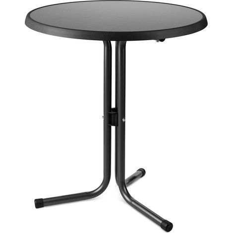 Beautissu Stehtisch Bistrotisch Emma Ø60cm	Grau