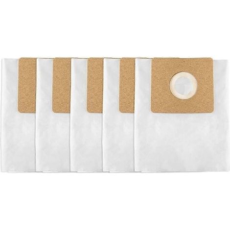 Lot de 5 sacs filtrants de rechange de type A pour aspirateur Shop Vac de 1,5 gallon (remplace la pièce 90667 SV-9066700) (1/5)