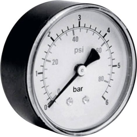 ICH Manometro 306.40.10 Collegamento (manometro): Lato posteriore 0 fino a 10 bar Filetto esterno 1/8 1 pz.
