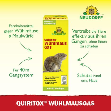 Neudorff Wühlmaus-Gas 2 Stück Keine Angabe