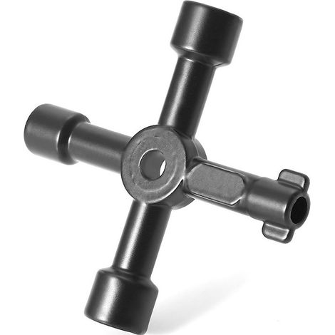 Llave en cruz universal para caja de electricidad y gas