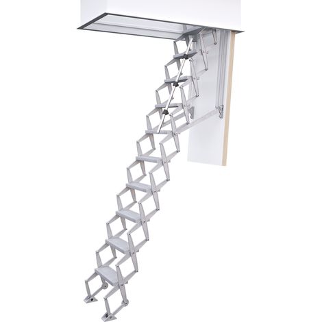 Roto Scherentreppe Exklusiv 250cm max. Lichte Raumhöhe 140x70cm Rohbaumaß
