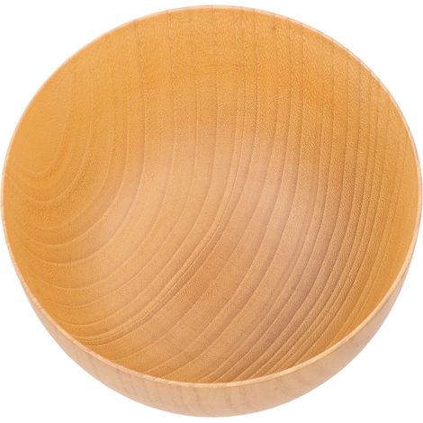 Bol en Bois Rond pour Cuisine - Récipient Alimentaire Léger pour Noix, Apétitifs, Fruits et Snacks - Taille Petite, Design Simple et Élégant
