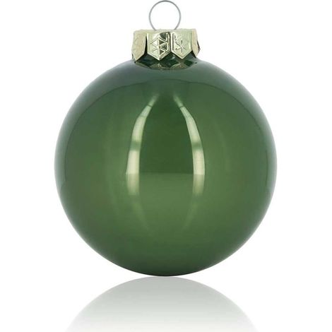 ARPIMEX Box 16 Sfere Natale Vetro D 80 Mm Salvia