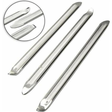 Reifenmontierwerkzeug-Set aus geschmiedetem Stahl, 3-teilig, 30,5 cm lang. Gebogener Kopf für robuste Reifen. Besonders langlebig. (1/5)