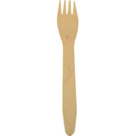 Fourchettes en bois 16,5 cm PURE 100 pièces. (1/2)
