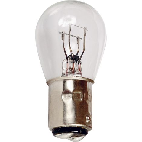 10 Ampoules BAY15D 12V 5-21W 3300K Feux Stop et Position Plots Alignes (1/2)