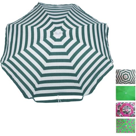 PARASOL PLAYA ALUMINIO ALGODON 180 CM (1/2)