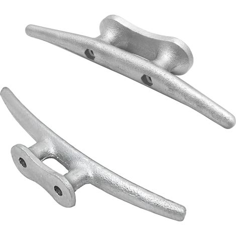 Taquet de quai marin en aluminium antirouille de 10,2 cm/15,2 cm/20,3 cm/25,4 cm pour l'amarrage sécurisé du navire et le matériel de quai de style intérieur (1/5)