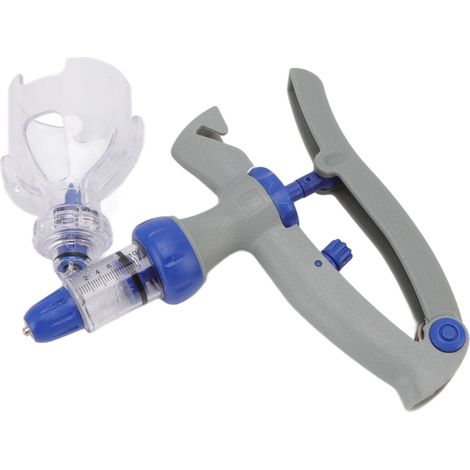 Seringue continue réglable, sûre, stable et détachable pour l'élevage (poulets, moutons, oies, canards), 10 ml (1/5)