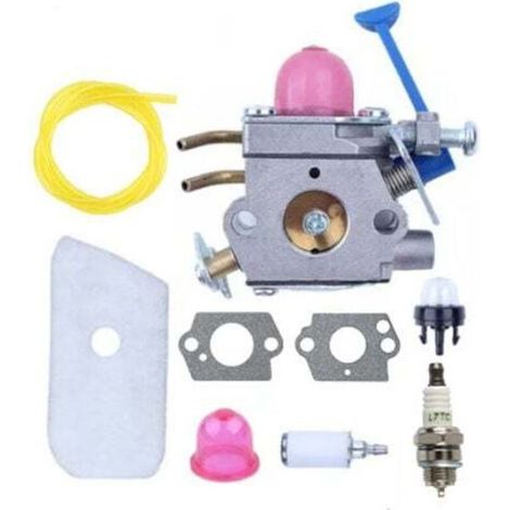 Carburador 128LD para desbrozadora Husqvarna 124L, 125L, 125LD, 125R, 125RJ, 128C, 128CD, 128L, 128LDX, 128RJ, 128DJX para Zama C1Q-W40A W38 545081848 (1/4)