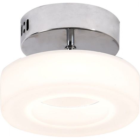 tokio lampada da soffitto 1x12w led 4000k h.10xd.13cm cromo (1/3)
