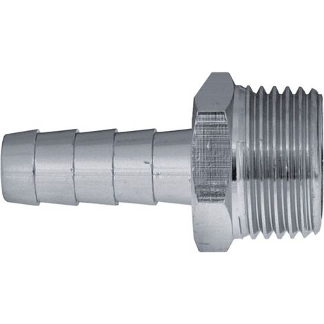 Conector de manguera con rosca macho de 1/4" x 6 mm