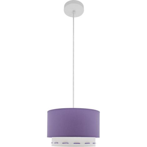 Pendente Trazos 1xe27 lilla regx30x30 cm