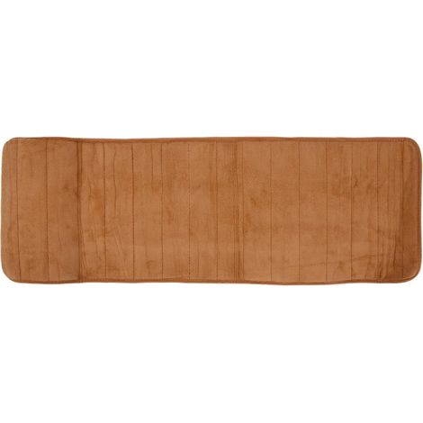 Tapis de sol absorbant antidérapant en mousse à mémoire de forme kaki 120x40cm (1/5)