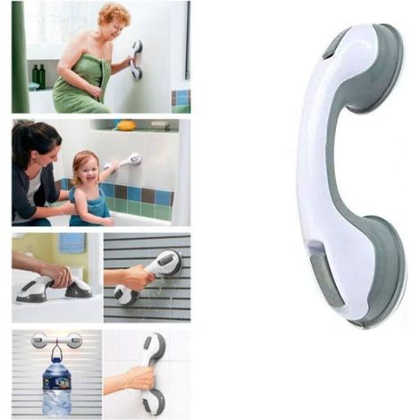 Suction cup handle, movable handrail, safety handle, bathroom support, shower handle, safety handle for shower room, cabinet, glass door, window (1/5)