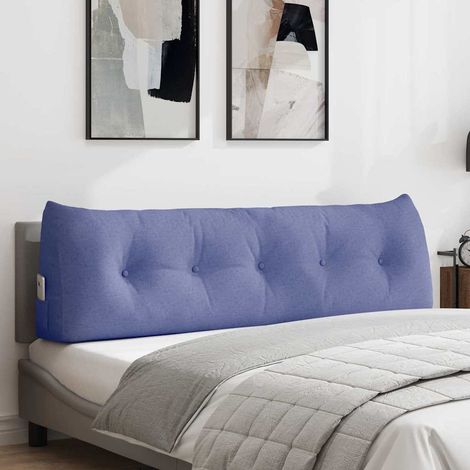 Cojín de Espalda Azul jeans 160 x 24 x 50 cm tela