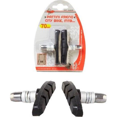 PATTINI FRENO MTB CITYBIKE 70MM 2PZ