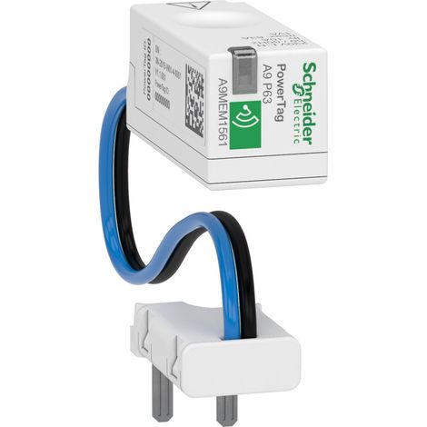 Capteur de mesure radiofréquence PowerTag 1P+N 63A amont - A9MEM1561