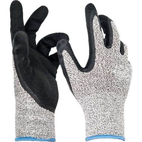 Gants de travail anti-coupures de protection (ANSI A1) – Gants légers en graphène pour le jardinage, le bricolage et la manutention – Taille M, lot de 1 (1/3)