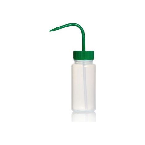 Bouteille de laboratoire RS PRO bouchon Vert Non, 250ml, en Polyéthylène basse densité, à Col Large ( Prix pour Paquet de 5 )