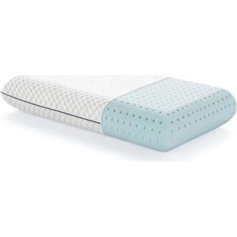 Cuscino in memory foam 40 x 60 cm – Con gel rinfrescante – Cuscino traspirante – Fodera lavabile – Cuscino in memory foam, bianco (1/5)